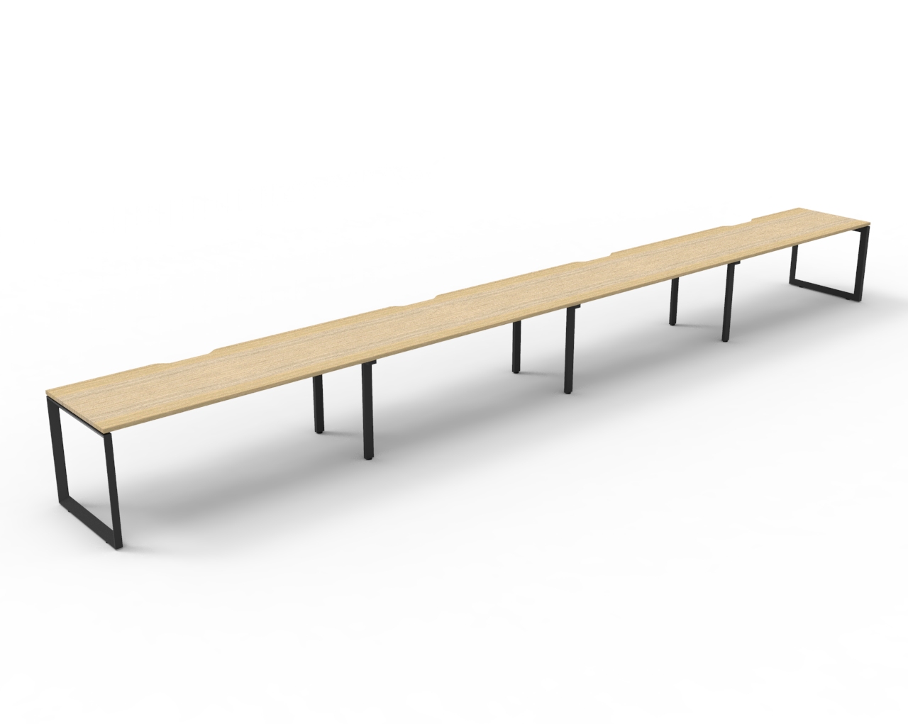 Loop 4 Person Single Sided Workstation